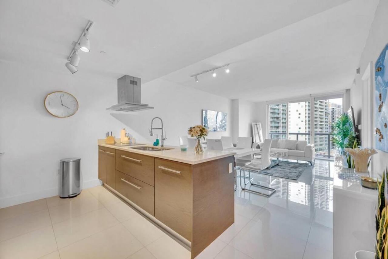 Modern 1 Bed Icon Brickell With Amazing Views Apartment Miami Bagian luar foto